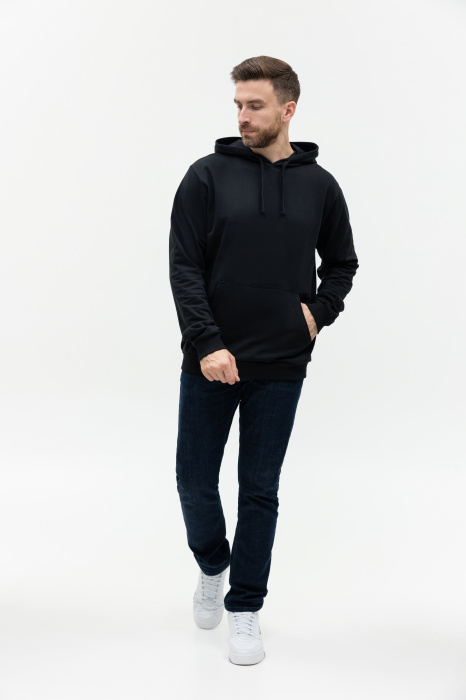 Худи унисекс STAN футер без начёса 260, 23, Чёрный (20) | Мерч, униформа и текстиль для бизнеса фото-4
