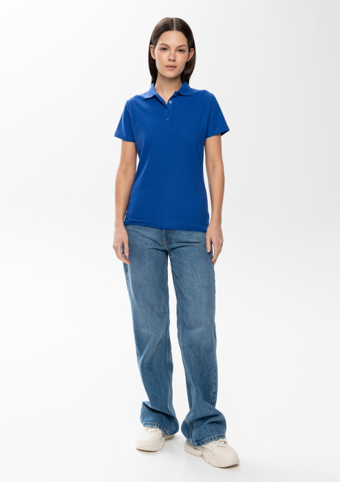 Рубашка поло женская STAN хлопок/полиэстер 185, 04WL, Синий (16) | Мерч, униформа и текстиль для бизнеса фото-3