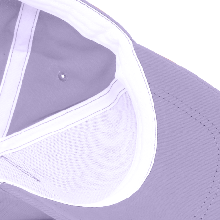 Лавандовая бейсболка арт. 12, 5 клиньев из 100% хлопка, 260 гр/м2, оптом | Мерч, униформа и текстиль для бизнеса  photo-4