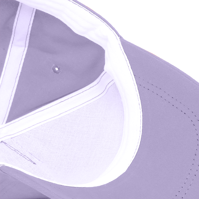 Лавандовая бейсболка арт. 12, 5 клиньев из 100% хлопка, 260 гр/м2, оптом | Мерч, униформа и текстиль для бизнеса  фото-4