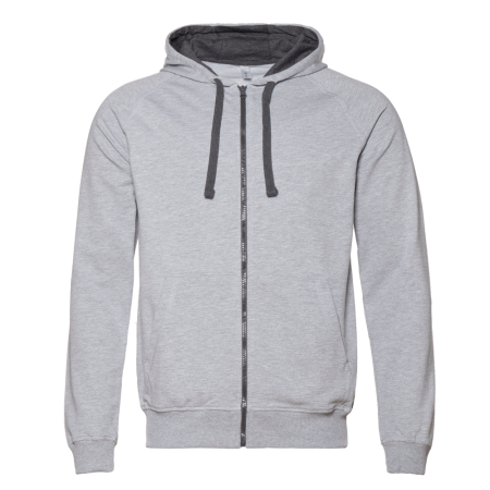 Толстовка мужская STAN с капюшоном на молнии футер без начёса 260, 61, Серый меланж (50) | Мерч, униформа и текстиль для бизнеса photo-0