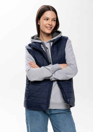 Темно-синий ультралёгкий жилет арт. 87, 100% нейлон, оптом | Мерч, униформа и текстиль для бизнеса photo-6