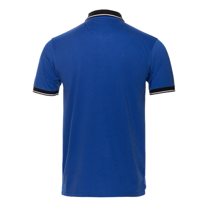 Синяя рубашка поло арт. 04C, 80% хлопок, 20% полиэстер, оптом | Мерч, униформа и текстиль для бизнеса  фото-1