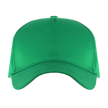 Зеленая бейсболка 5 клиньев из 100% хлопка, 150 гр/м2, оптом | Мерч, униформа и текстиль для бизнеса  photo-2