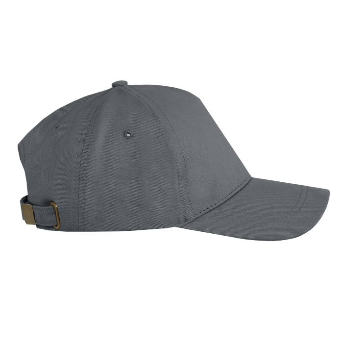 Бейсболка STAN 5 клиньев хлопок,260,12, Графит (101) фото-2