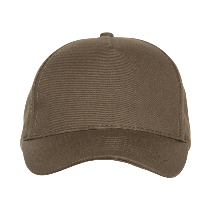Бейсболка арт. 10L цвета хаки, 5 клиньев из 100% хлопка, 150 гр/м2, оптом | Мерч, униформа и текстиль для бизнеса  фото-3