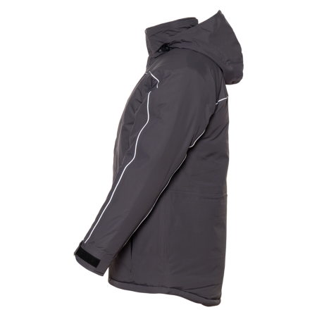 Темно-серая утепленная куртка арт. 31M, Taslan nylon 300 T, оптом | Мерч, униформа и текстиль для бизнеса photo-2
