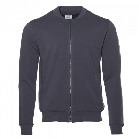 Темно-серая толстовка STAN арт. 65N на молнии, 78% хлопок, 17% полиэстер, 5% эластан, 245 гр/м2 | Мерч, униформа и текстиль для бизнеса photo-0