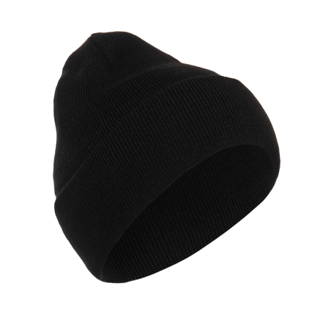 Черная шапка арт. 115 из 100% акрила, 300 гр/м2, оптом | Мерч, униформа и текстиль для бизнеса  photo-2