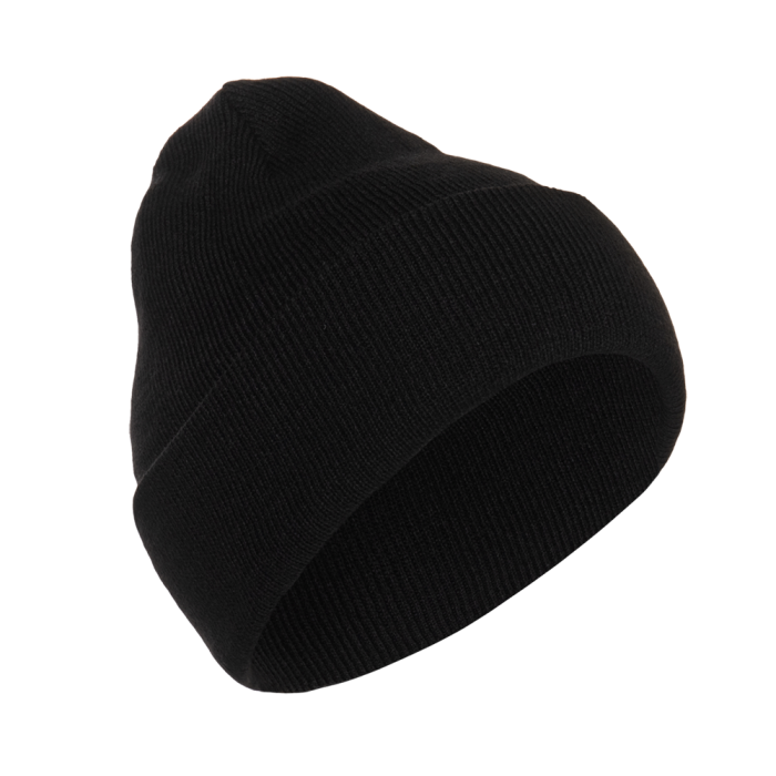 Черная шапка арт. 115 из 100% акрила, 300 гр/м2, оптом | Мерч, униформа и текстиль для бизнеса  фото-2
