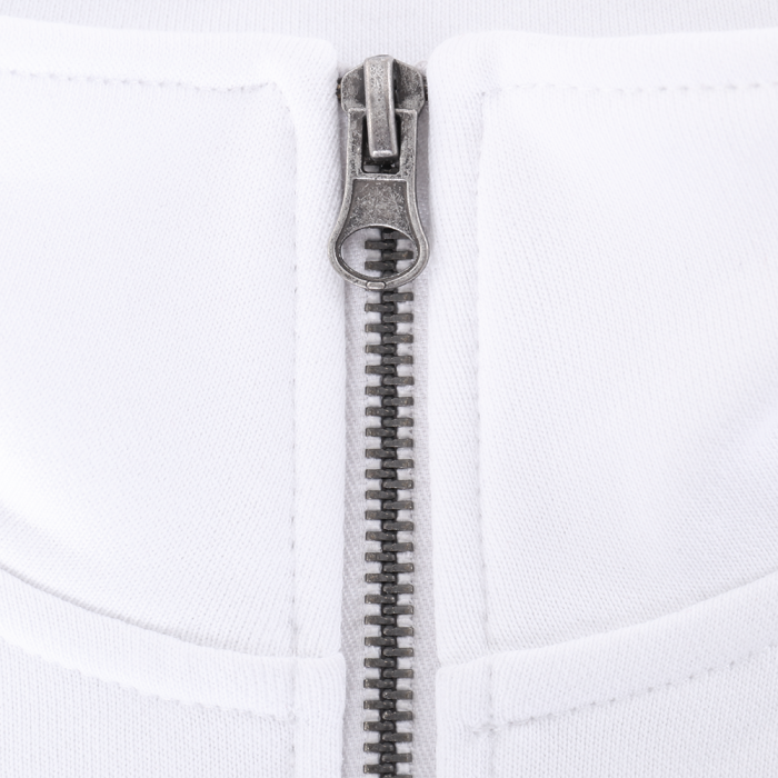 Толстовка STAN оверсайз на молнии, футер без начёса, 340, 102, Белый (10) фото-3
