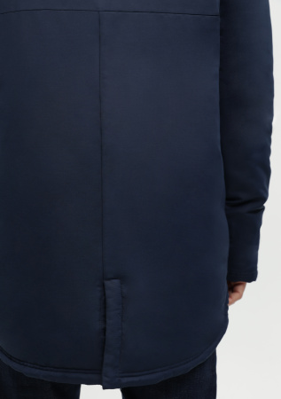 Темно-синяя однотонная куртка арт. 73, 100% полиэстер с водоотталкивающей пропиткой, оптом | Мерч, униформа и текстиль для бизнеса photo-22