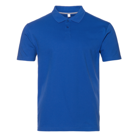 Синяя рубашка поло арт. 04U из 100% хлопка, 185 гр/м2, оптом | Мерч, униформа и текстиль для бизнеса  photo-0
