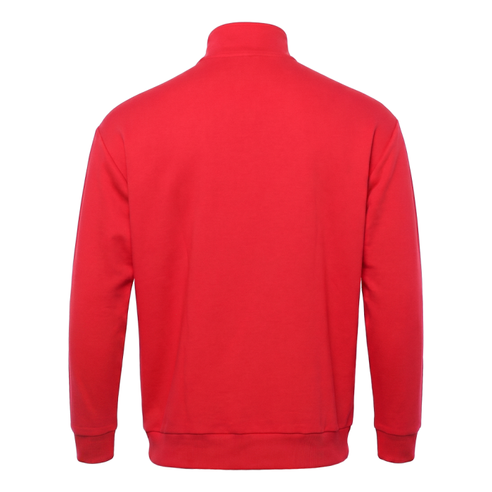 Толстовка STAN оверсайз на молнии, футер без начёса, 340, 102, Красный (14) фото-2