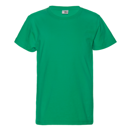 Зелёная детская футболка арт. 06U оверсайз кроя из 100% хлопка, 140 гр/м2, оптом | Мерч, униформа и текстиль для бизнеса photo-0