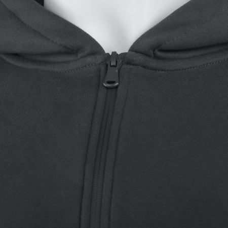 Толстовка унисекс Oversize Zip с капюшоном сэндвич 320, 100, Графит (101) photo-3