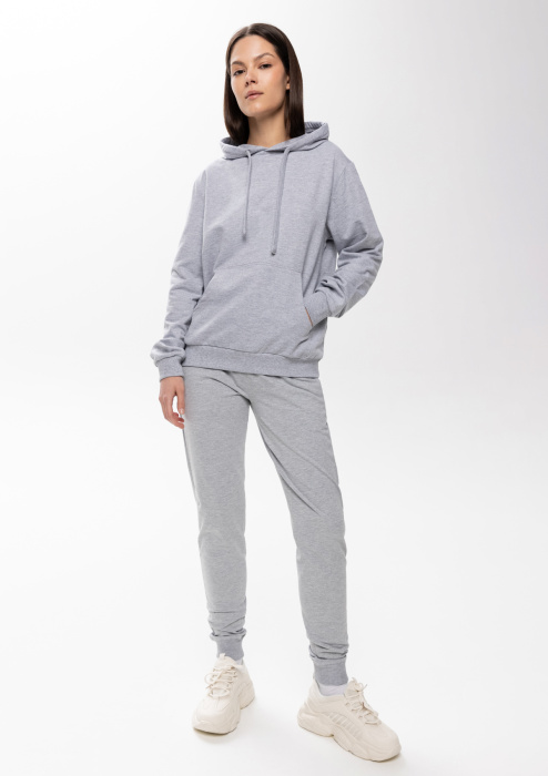 Брюки женские STAN футер без начёса, 260,62W, Серый меланж (50) фото-3