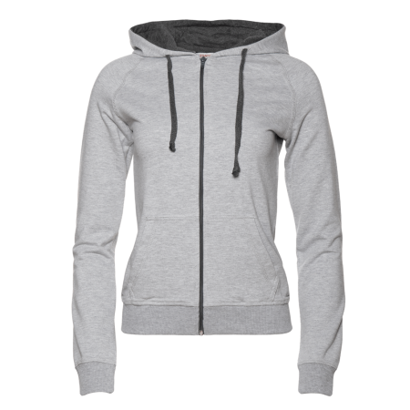 Женская серая толстовка STAN арт. 61W, футер без начеса, 92% хлопок 8% эластан, 260 гр/м2 | Мерч, униформа и текстиль для бизнеса photo-0