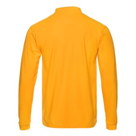 Рубашка поло мужская STAN длинный рукав хлопок/полиэстер 185, 104S, Жёлтый (12) photo-2