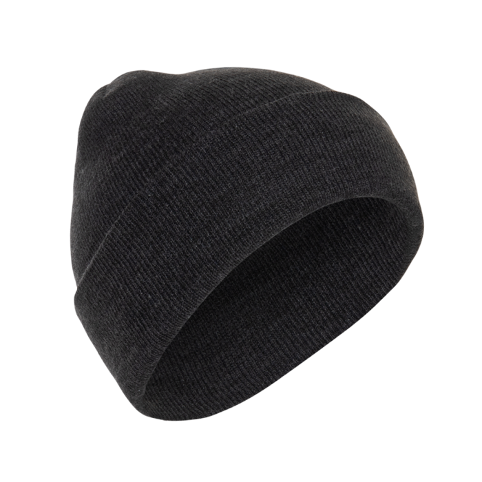 Темно-серая шапка арт. 115 из 100% акрила, 300 гр/м2, оптом | Мерч, униформа и текстиль для бизнеса  фото-0
