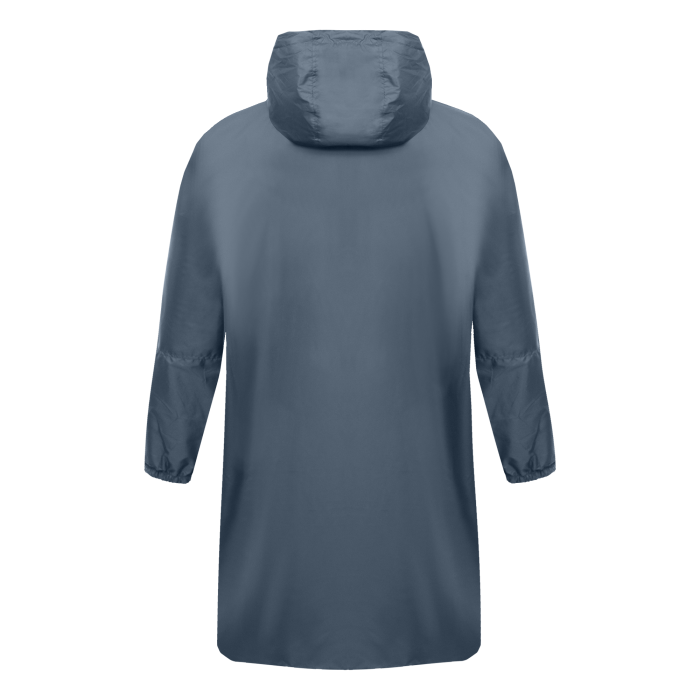 Серый однотонный дождевик пончо арт. 61, 100% полиэстер с водоотталкивающей пропиткой, оптом | Мерч, униформа и текстиль для бизнеса фото-1