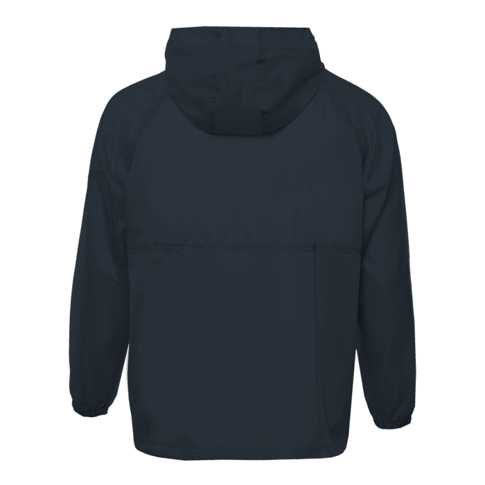 Однотонная синяя куртка-анорак арт. И16, 100% полиэстер | Мерч, униформа и текстиль для бизнеса фото-1