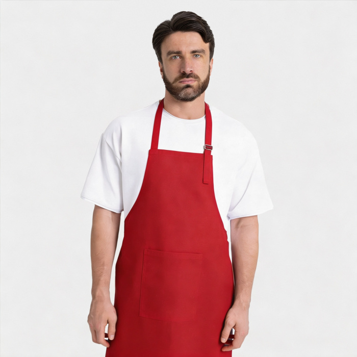 Фартук с грудкой, 240, 01, Красный (14) фото-3