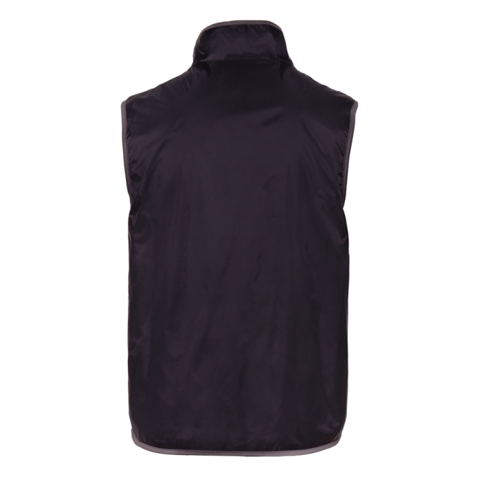 Черный однотонный двухсторонний жилет арт. 24N, Taffeta 210T, оптом | Мерч, униформа и текстиль для бизнеса фото-1