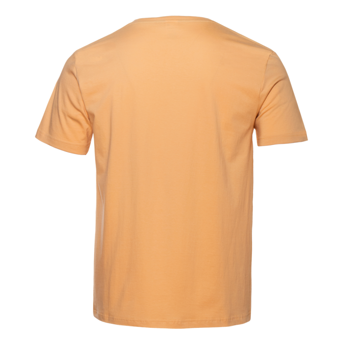 Бежевая футболка арт. 02 прямого кроя из 100% хлопка, 160 гр/м2, оптом | Мерч, униформа и текстиль для бизнеса  фото-1