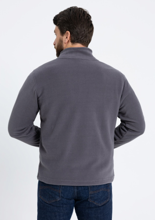 Толстовка унисекс STAN на молнии микрофлис 200, 21, Тёмно-серый (100) | Мерч, униформа и текстиль для бизнеса photo-6