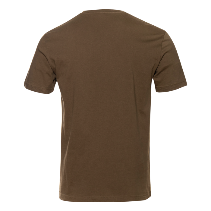 Футболка арт. 02 цвета хаки прямого кроя из 100% хлопка, 160 гр/м2, оптом | Мерч, униформа и текстиль для бизнеса  фото-1