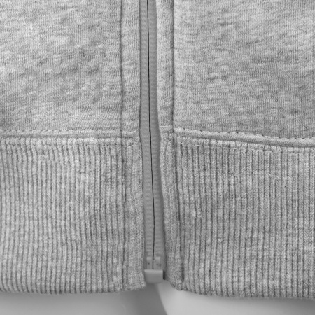 Толстовка унисекс Oversize Zip с капюшоном сэндвич 320, 100, Серый меланж (50) photo-3