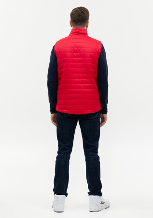 Красный ультралёгкий жилет арт. 87, 100% нейлон, оптом | Мерч, униформа и текстиль для бизнеса photo-4