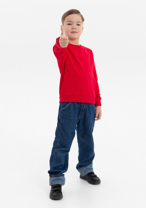Свитшот детский STAN футер без начёса, 260, 63J, Красный (14) | Мерч, униформа и текстиль для бизнеса фото-3