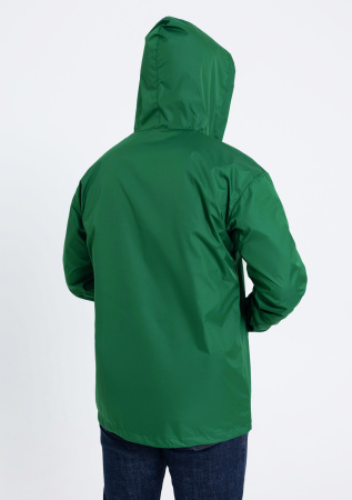 Темно-зеленая однотонная ветровка арт. 59, 100% полиэстер, Dewspo 210T – оптом | Мерч, униформа и текстиль для бизнеса photo-5