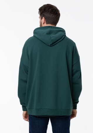 Худи унисекс STAN оверсайз футер без начёса 350, 66, Т-зелёный (130)  | Мерч, униформа и текстиль для бизнеса photo-14