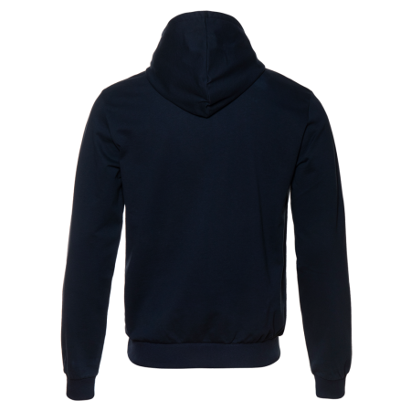 Темно-синее худи арт. 23 с контрастным капюшоном, футер без начеса 100% хлопок, 260 гр/м2 | Мерч, униформа и текстиль для бизнеса photo-1