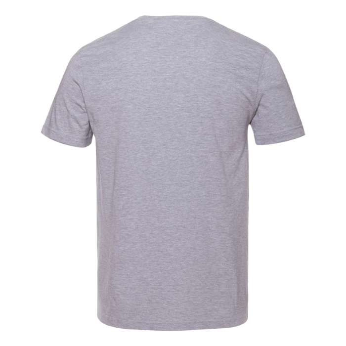 Серая футболка арт. 02 прямого кроя из 100% хлопка, 160 гр/м2, оптом | Мерч, униформа и текстиль для бизнеса  фото-1