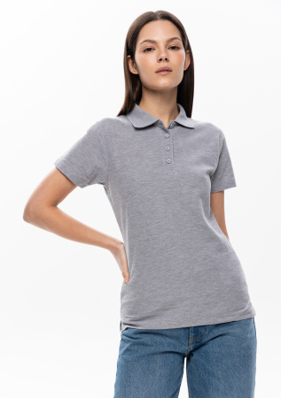 Рубашка поло женская STAN хлопок/полиэстер 185, 04WL, Серый меланж (50) | Мерч, униформа и текстиль для бизнеса photo-5