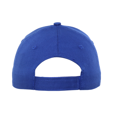 Синяя детская бейсболка арт. 10J, 5 клиньев из 100% хлопка, 150 гр/м2, оптом | Мерч, униформа и текстиль для бизнеса  photo-3