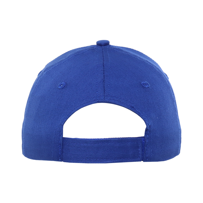Синяя детская бейсболка арт. 10J, 5 клиньев из 100% хлопка, 150 гр/м2, оптом | Мерч, униформа и текстиль для бизнеса  фото-3