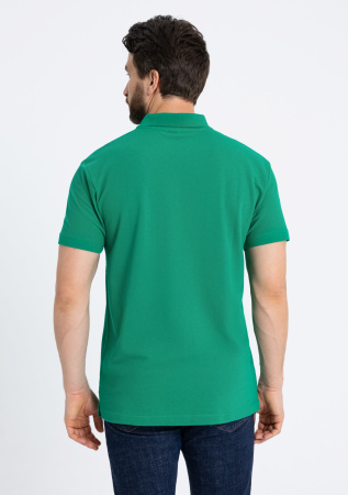 Зеленая рубашка поло арт. 04B из 100% хлопка, 185 гр/м2, оптом | Мерч, униформа и текстиль для бизнеса  photo-6