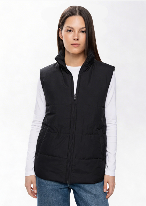 Жилет унисекс STAN утепленный 90, 130, 85, Черный (20) фото-4