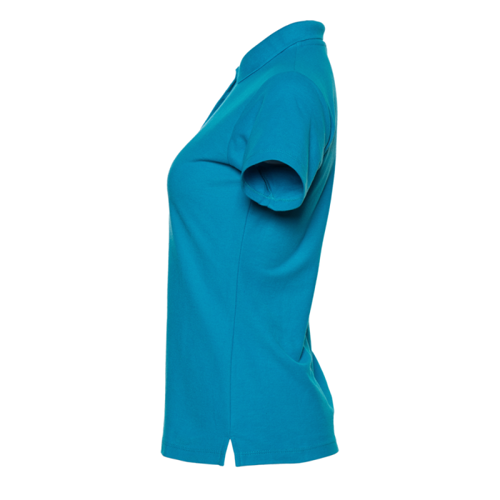 Рубашка поло женская STAN хлопок/полиэстер 185, 04WL, Лазурный (40) | Мерч, униформа и текстиль для бизнеса фото-2