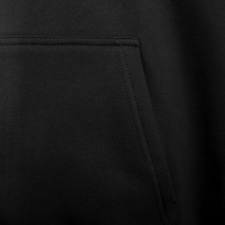 Толстовка унисекс Oversize Zip с капюшоном сэндвич 320, 100, Чёрный (20) photo-2