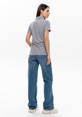 Рубашка поло женская STAN хлопок/полиэстер 185, 04WL, Серый меланж (50) | Мерч, униформа и текстиль для бизнеса photo-4