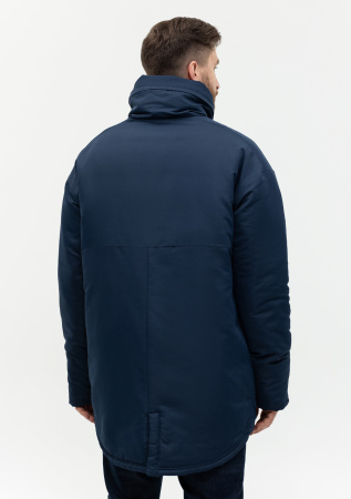 Темно-синяя однотонная куртка арт. 73, 100% полиэстер с водоотталкивающей пропиткой, оптом | Мерч, униформа и текстиль для бизнеса photo-16