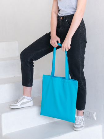 Бирюзовая сумка шопер, оптом | Мерч, униформа и текстиль для бизнеса photo-1