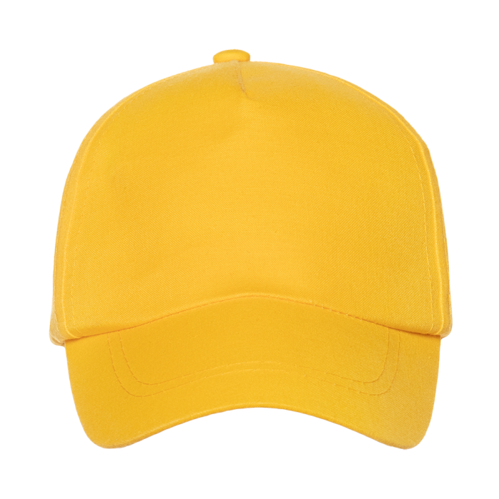 Желтая детская бейсболка 5 клиньев, оптом | Мерч, униформа и текстиль для бизнеса фото-2