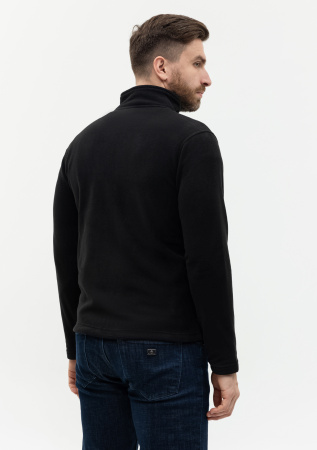 Черная толстовка STAN арт. 21R на молнии, микрофлис, 100% полиэстер, 280 гр/м2 | Мерч, униформа и текстиль для бизнеса photo-6